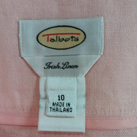 Talbots Irish Linen Pink Maxi A-line Skirt for Casual Occasions - Picture 2 of 5
